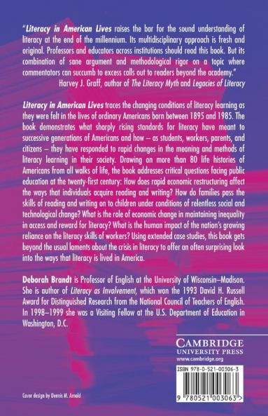 Literacy in American Lives