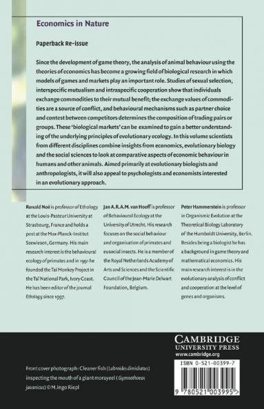 Economics in Nature