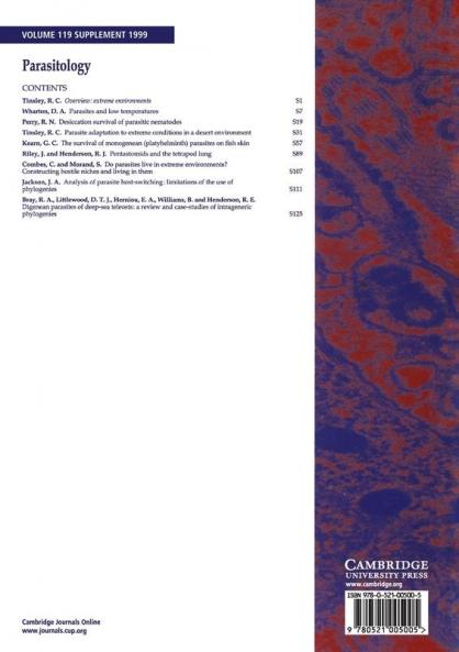 Parasite Adaptation to Environmental Constraints