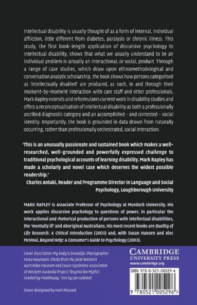 The Social Construction of Intellectual Disability