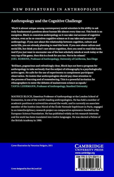 Anthropology and the Cognitive Challenge