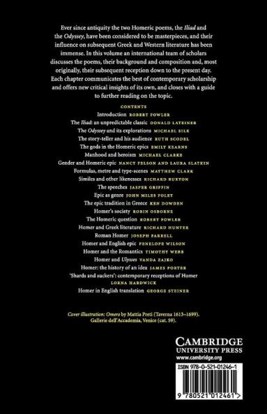 The Cambridge Companion to Homer