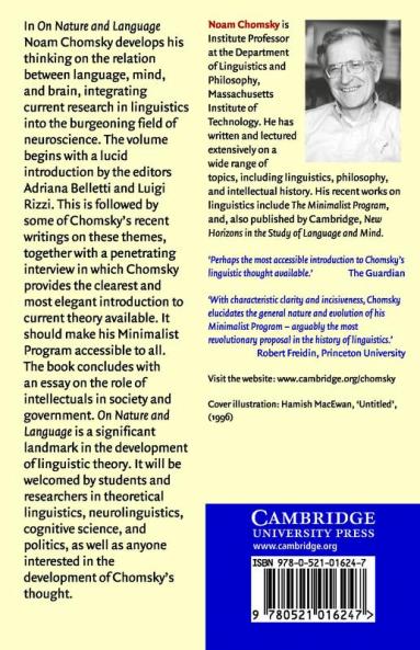 On Nature and Language
