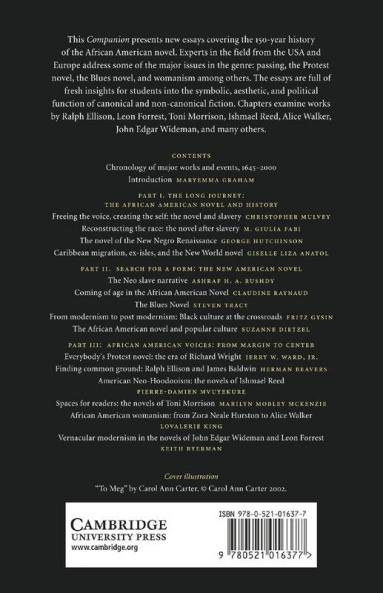 The Cambridge Companion to the African American Novel