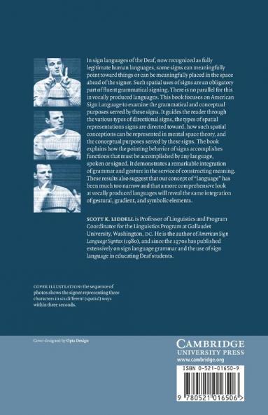 Grammar Gesture and Meaning in American Sign Language