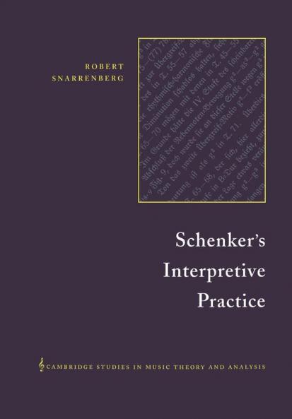 Schenker's Interpretive Practice