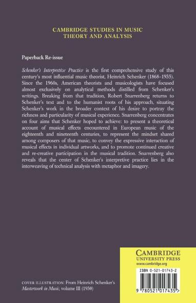 Schenker's Interpretive Practice