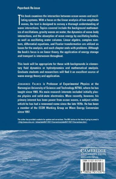 Ocean Waves and Oscillating Systems