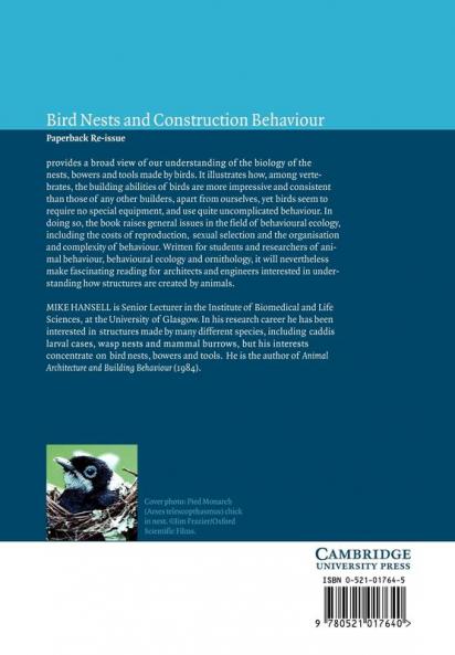 Bird Nests and Construction Behaviour
