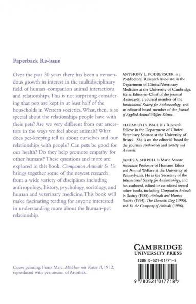 Companion Animals and Us