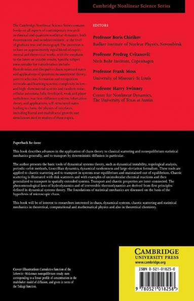 Chaos Scattering and Statistical Mechanics