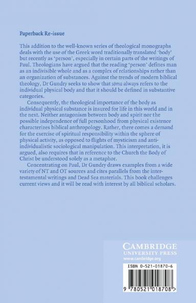 Soma in Biblical Theology