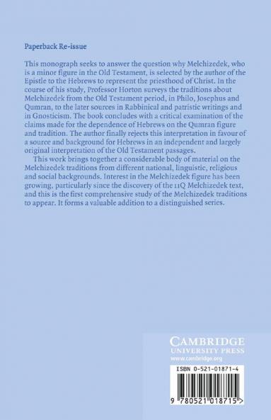 The Melchizedek Tradition