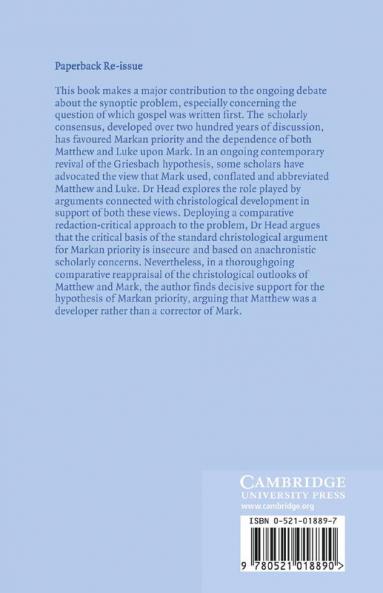 Christology and the Synoptic Problem