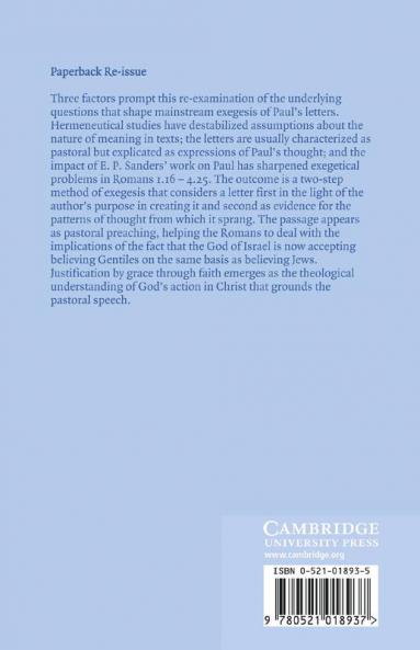Purpose and Cause in Pauline Exegesis