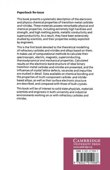 Electronic Structure of Refractory Carbides and Nitrides