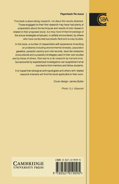 Research Strategies in Human Biology