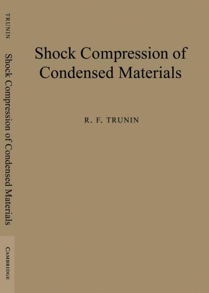 Shock Compression of Condensed Materials
