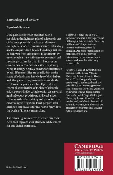 Entomology and the Law