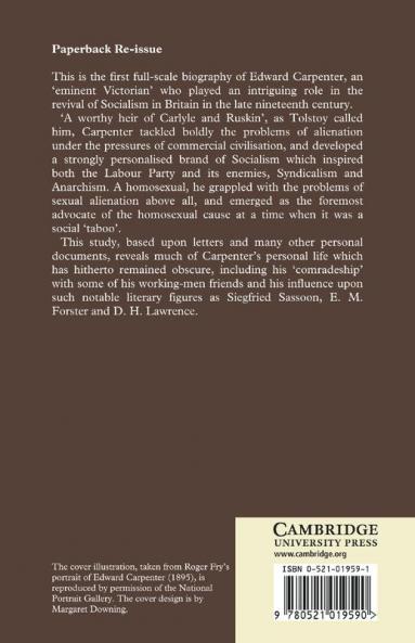 Edward Carpenter 1844 1929