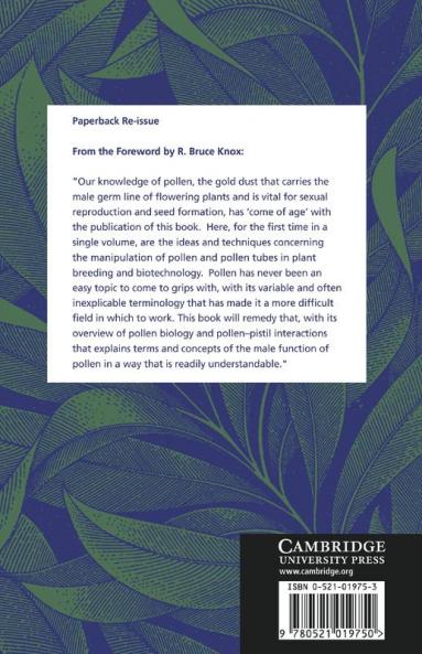 Pollen Biotechnology for Crop Production and Improvement