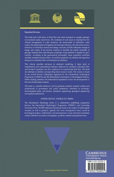 Subsurface Flow and Transport