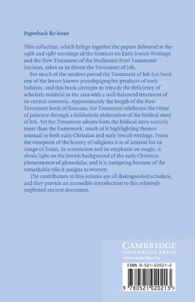 Studies on the Testament of Job