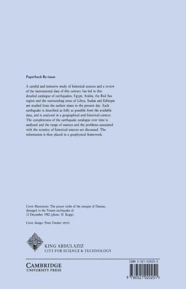 The Seismicity of Egypt Arabia and the Red Sea