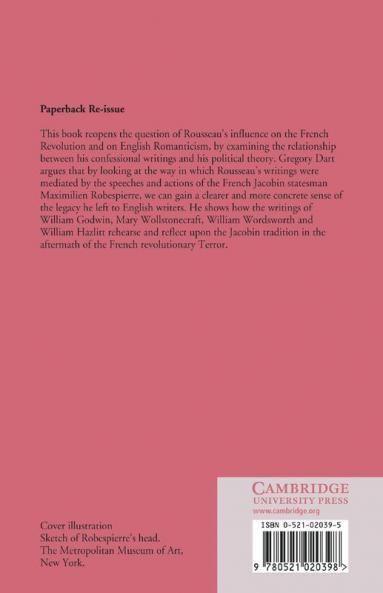 Rousseau Robespierre and English Romanticism