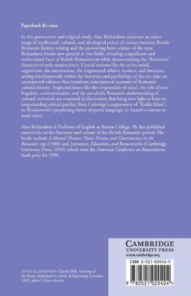 British Romanticism and the Science of the Mind