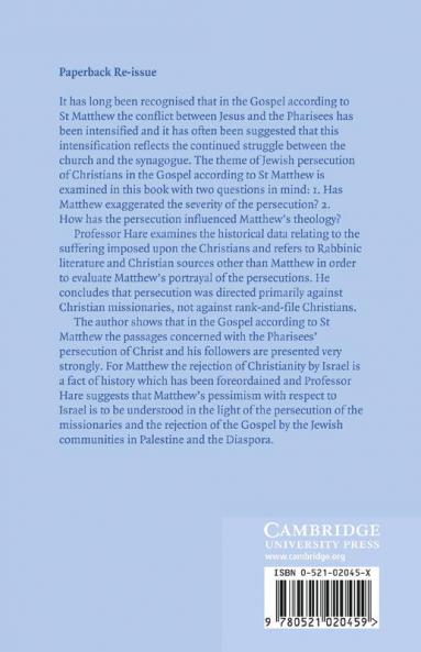 The Theme of Jewish Persecution of Christians in the Gospel According to St Matthew