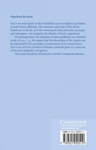 Enigmes de La Deuxieme Epitre de Paul Aux Corinthiens
