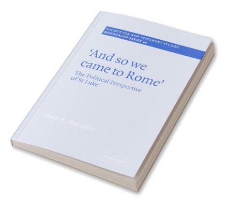 'And So We Came to Rome '