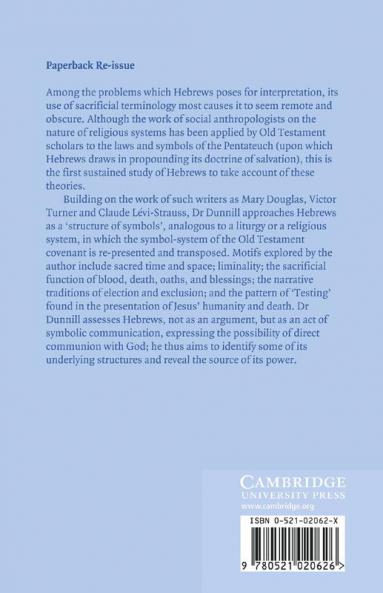 Covenant and Sacrifice in the Letter to the Hebrews