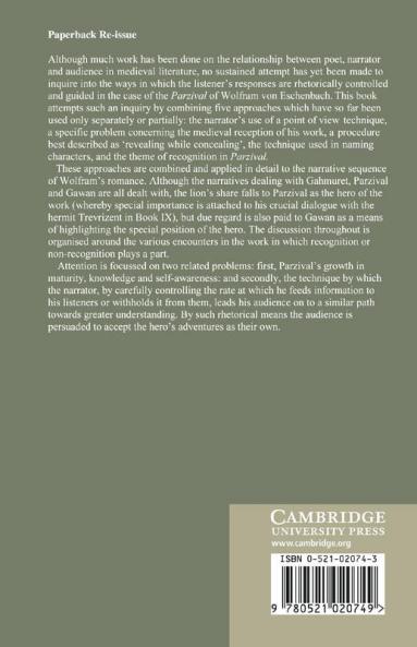 The Art of Recognition in Wolfram's 'Parzival'