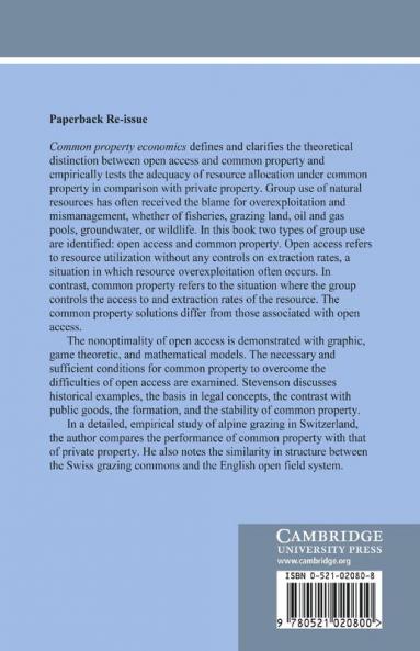 Common Property Economics