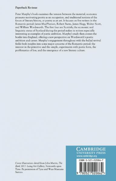 Poetry as an Occupation and an Art in Britain 1760 1830