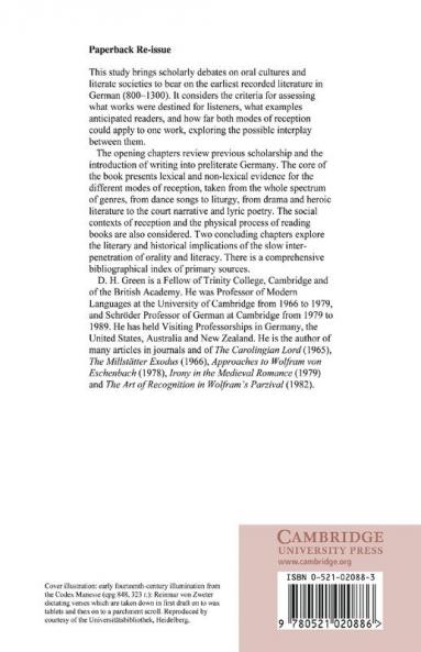 Medieval Listening and Reading