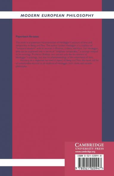 Heidegger's Temporal Idealism