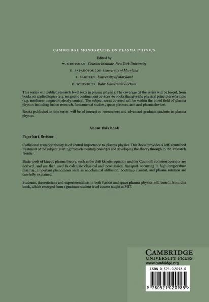 Collisional Transport in Magnetized Plasmas