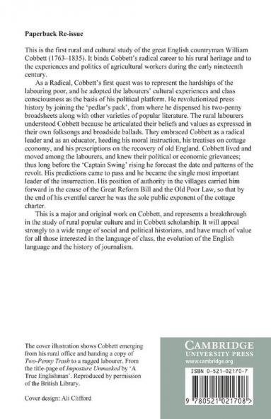 William Cobbett and Rural Popular Culture
