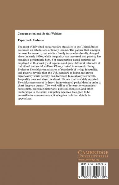 Consumption and Social Welfare