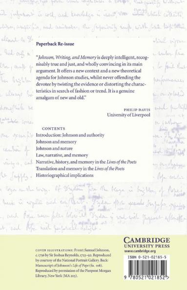 Johnson Writing and Memory