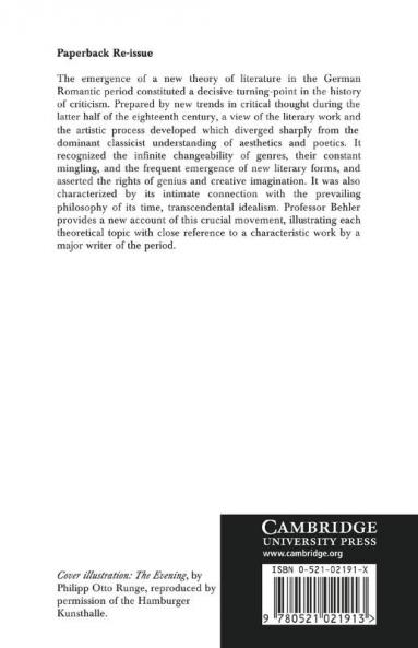 German Romantic Literary Theory