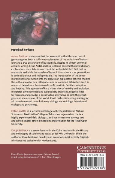 Animal Traditions