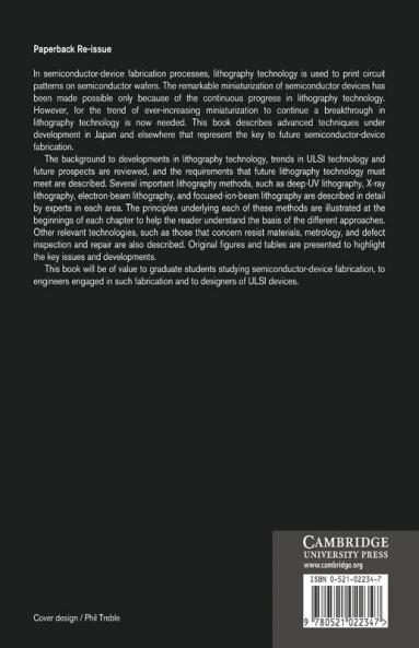 Sub-Half-Micron Lithography for Ulsis