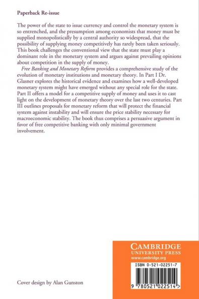 Free Banking and Monetary Reform
