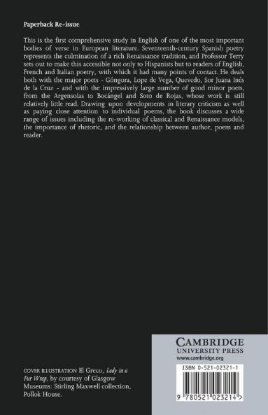 Seventeenth-Century Spanish Poetry