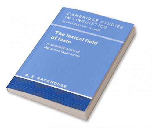 The Lexical Field of Taste