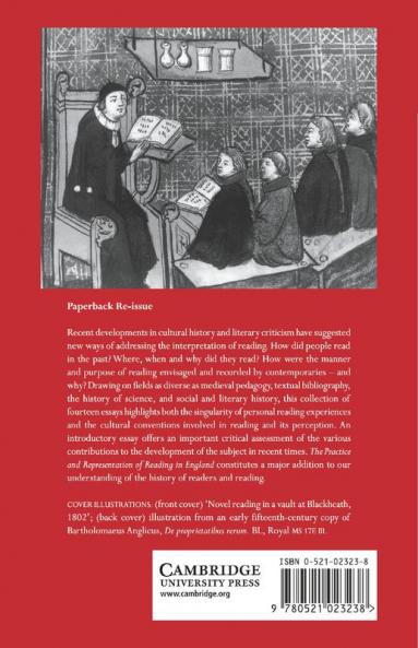 The Practice and Representation of Reading in England